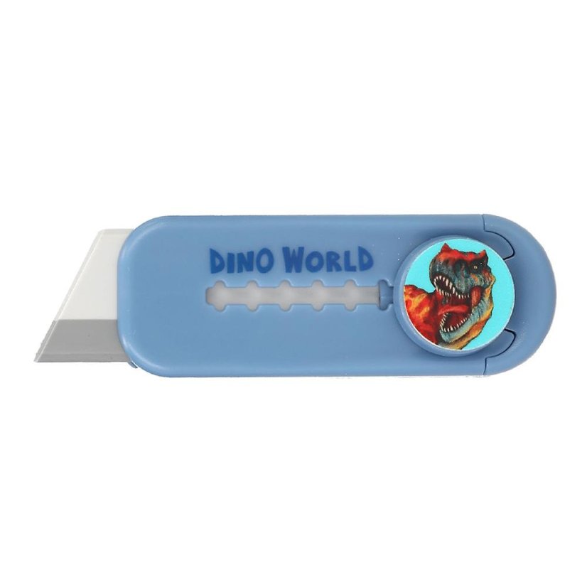 Dino World knife-shaped retractable eraser