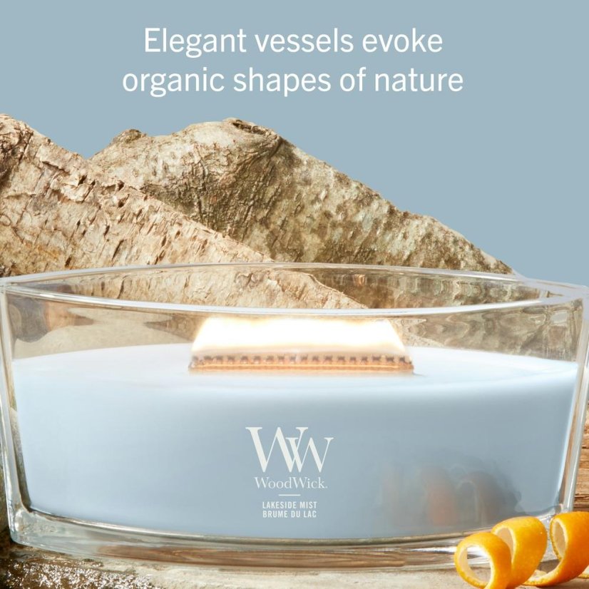 WoodWick Boat Candle, Lakeside Mist
