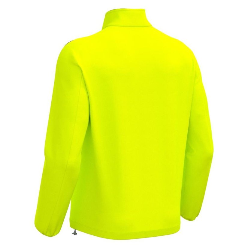 Macron Havel T-Shirt mit 1/4-Reißverschluss - Farbe: Neongelb, Größe: L