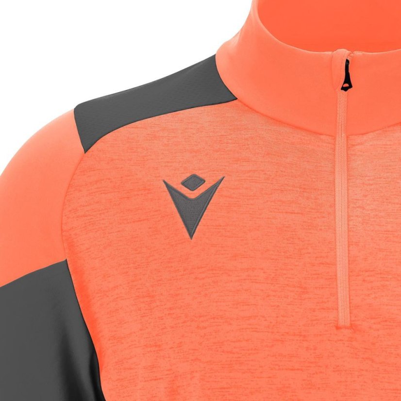 Top Macron Izel 1/4 Zip - Barva: Oranžová, Velikost: XXL
