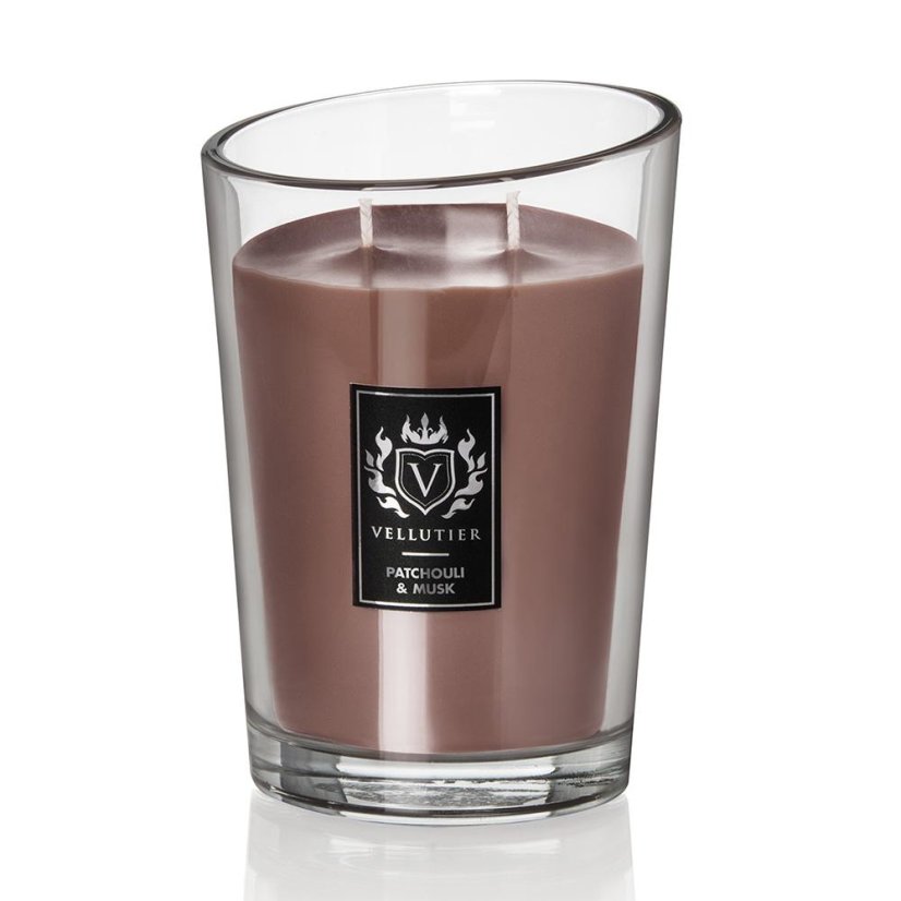 Große Kerze Vellutier, Patchouli & Musk