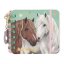 Miss Melody Mini Notebook with Ballpoint Pen, Brown and White Horse
