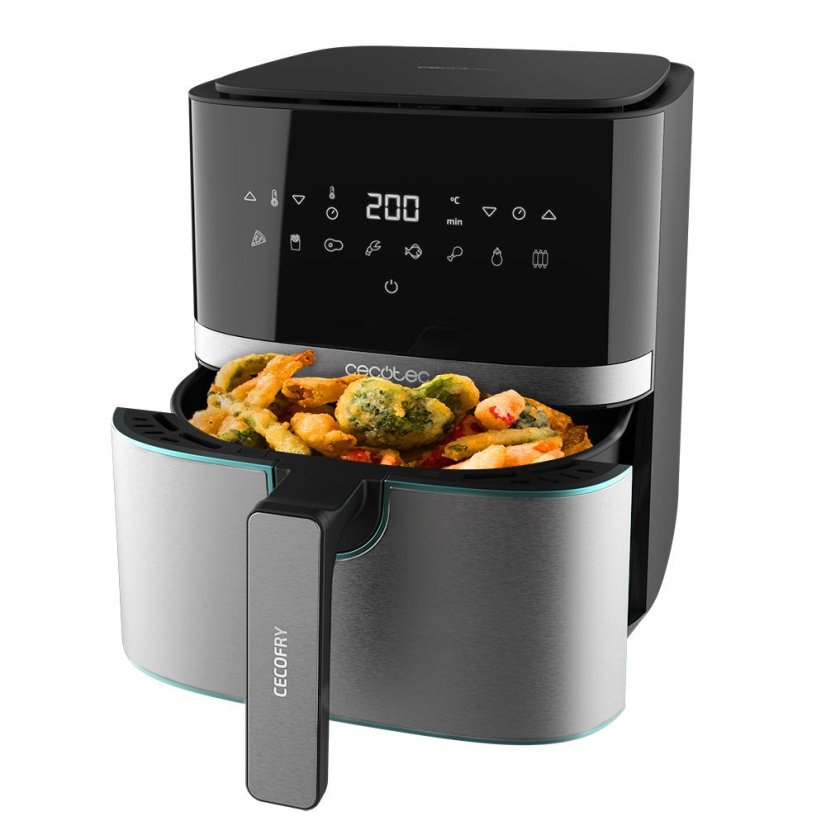 Heißluftfritteuse Cecotec CecoFry 3315 schwarz-silber