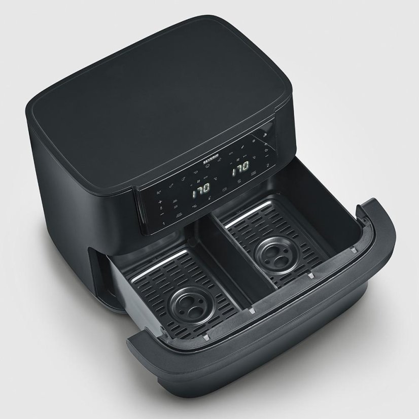 Severin FryLight Flex-Max-Dual FR 2490 black hot air fryer