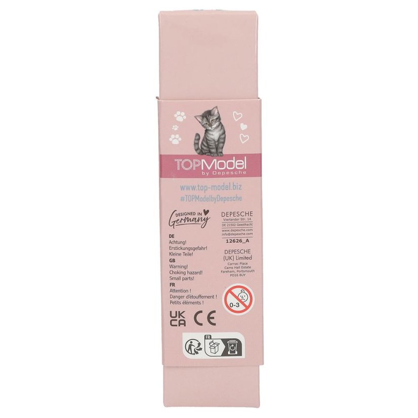 Textmarker und Stempelroller 2in1 Top Model Christy