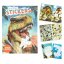 Creative notebook with Dino World Number Stickers