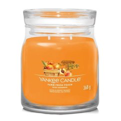 Svíčka Yankee Candle Signature střední, Farm Fresh Peach