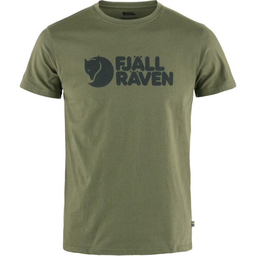 Pánské tričko Fjällräven Logo T-shirt M - Kolor: Żółty, Rozmiar: L