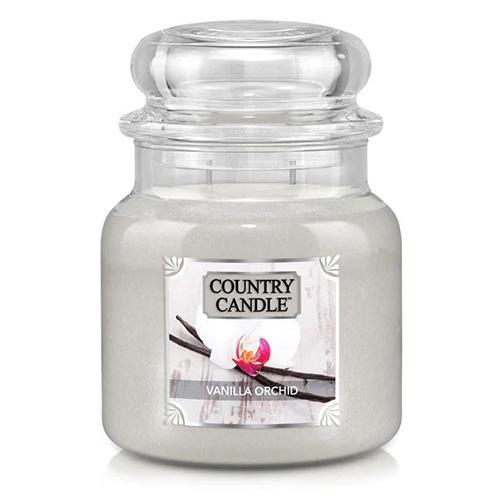 Country Candle közepes méretű gyertya, Vanilla Orchid