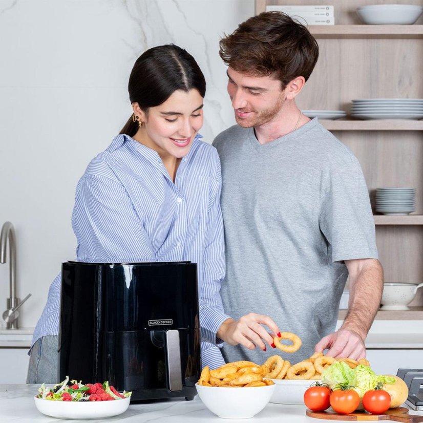 Frytkownica na gorące powietrze Black+Decker BXAF5000E czarna