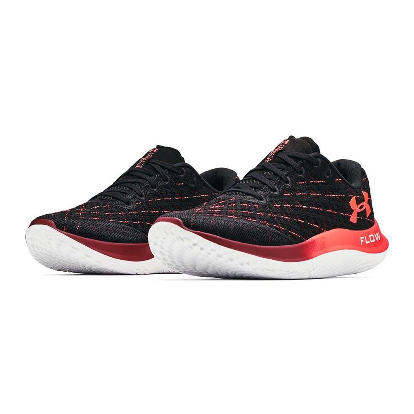 Laufschuhe Under Armour Flow Velociti Wind CLRSFT M - Farbe: Schwarz/Rot, Größe: 44