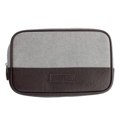 Franck Provost 6009 Barb'xpert men's cosmetic bag, black and gray