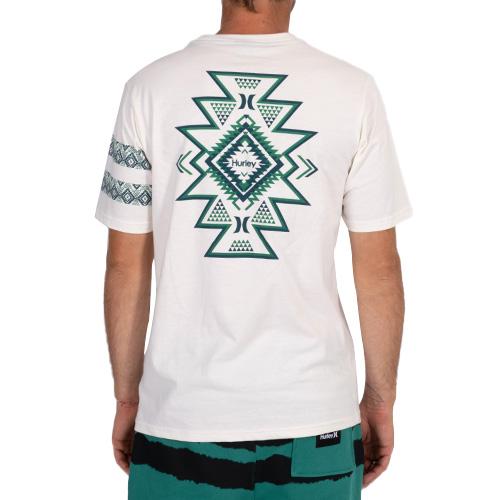 Pánske tričko Hurley Oceancare Totem - Farba: Biela, Veľkosť: S
