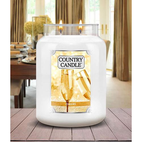 Sviečka Country Candle veľká, Cheers