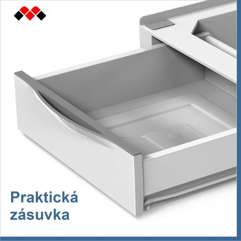 Kombinácia práčky a sušičky s výsuvnou zásuvkou Meliconi 656112 Torre Extra L60 biela