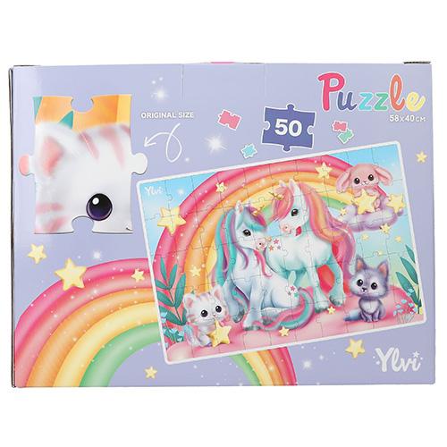 Kinderpuzzle Ylvi, 50 Teile, Unicorns & Stars
