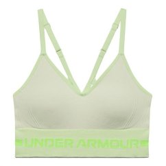 UA Seamless Low Long Htr Bra-GRN