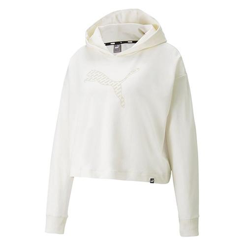Damen-Sweatshirt Puma Power Summer Graphic - Farbe: Weiß, Größe: XS