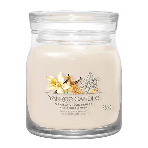 Yankee candle Signature közepes méretű gyertya, Vanilla Créme Brulée