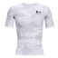 Herren-T-Shirt Under Armour HG Isochill Comp Print - Farbe: Grau, Größe: L