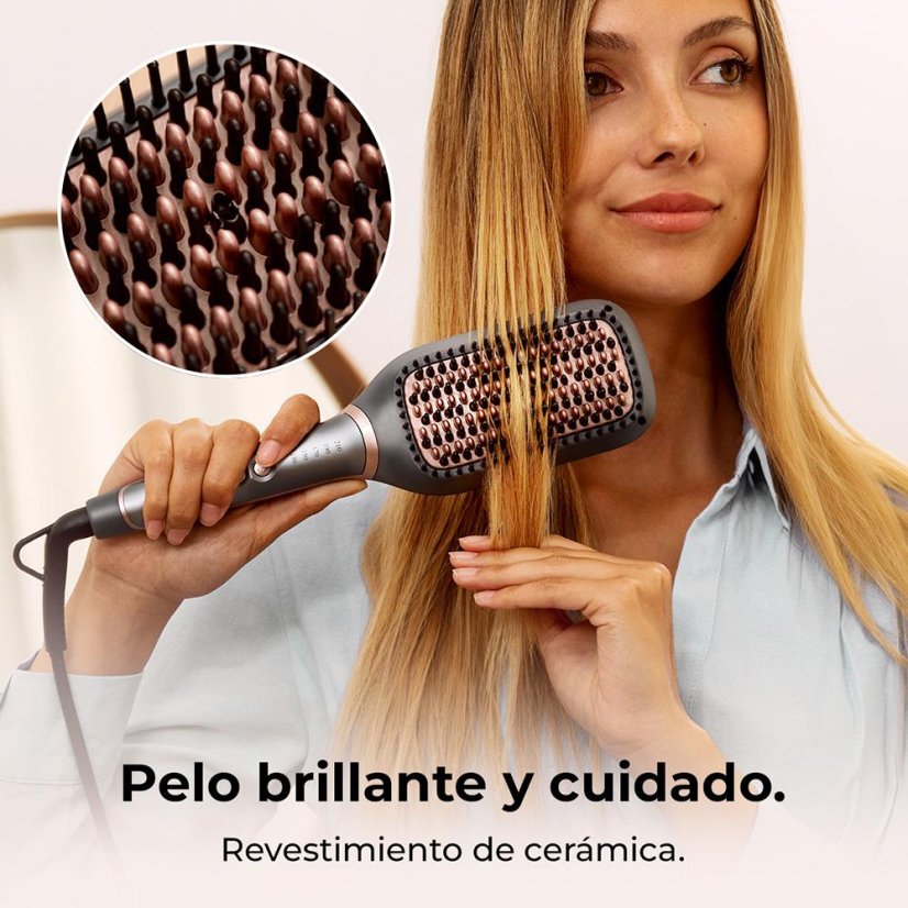 Elektrický kartáč na vlasy Cecotec InstantCare SquareBrush 1913