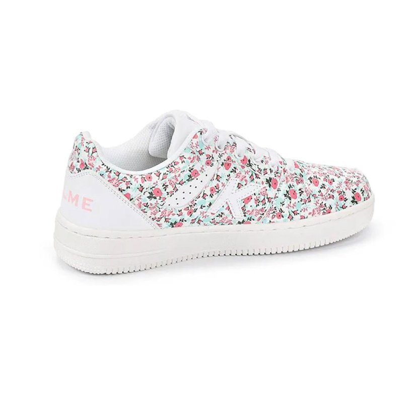 Damenschuhe Kelme Retrobasket Flowers - Farbe: Weiß, Größe: 35