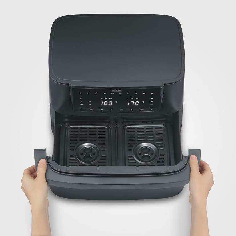 Severin FryLight Flex-Max-Dual FR 2490 black hot air fryer