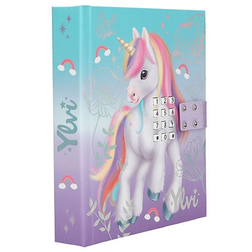 Diář na kód se zvukem Ylvi Unicorn Rainbow