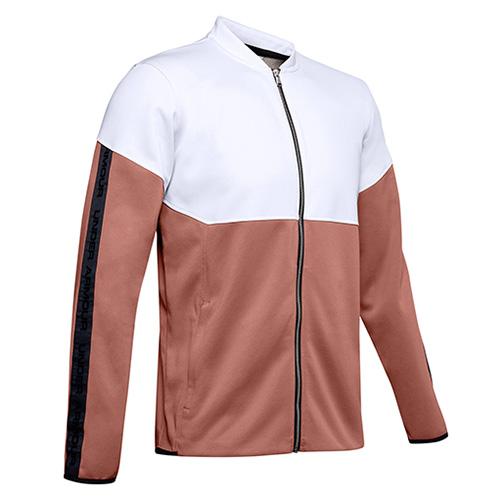 Pánska teplá mikina Under Armour Athlete Recovery Knit Warm Up Top - Farba: Čierna, Veľkosť: L