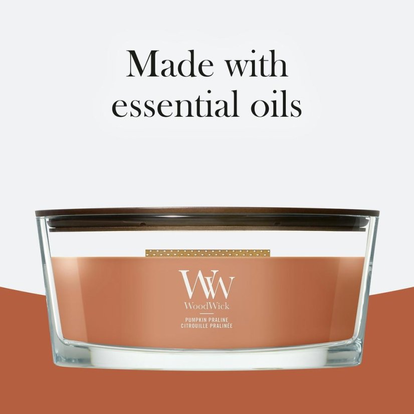 WoodWick Boat Candle, Pumpkin Praline