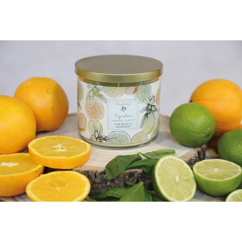 WoodBridge Signature Candle, Lime Basil Mandarin