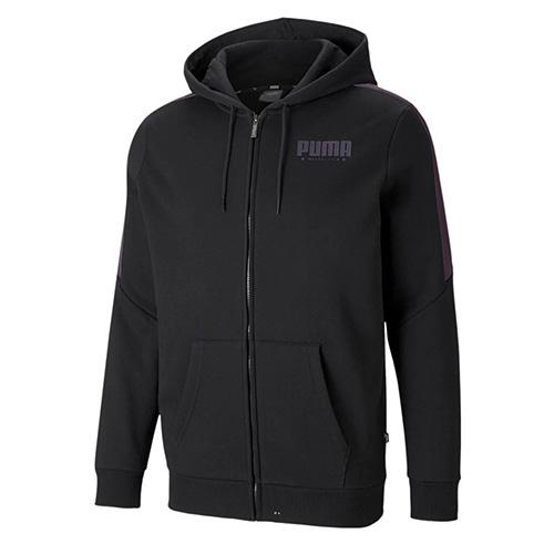 Męska bluza Puma Cyber Full-Zip - Kolor: Czarny, Rozmiar: S
