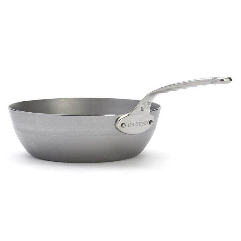 Ocelová hluboká pánev de Buyer Mineral B Pro 5684.28, 28 cm