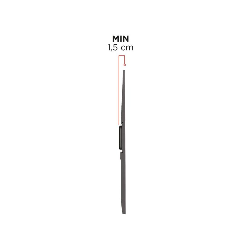 TV-Halterung (Wand/Trockenbau) Meliconi 580480 FlatStyle FS600 CG schwarz