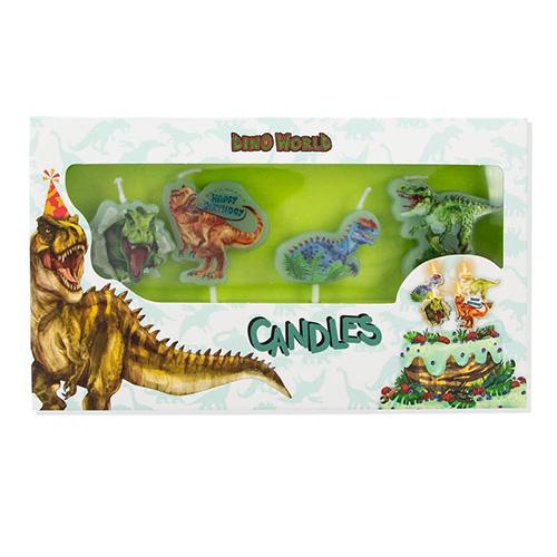 Zestaw świeczek urodzinowych Dino World