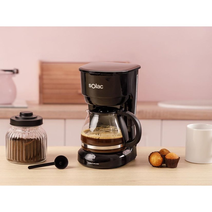 Solac Coffee 4 You Mini CF4037 kávéfőző, fekete