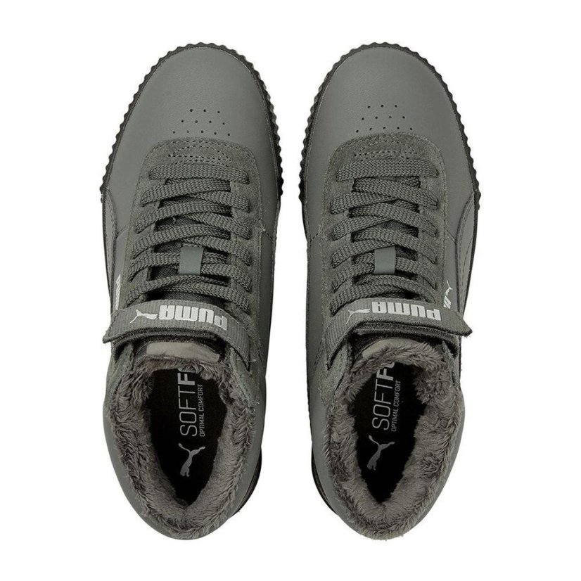 Damen-Sneaker Puma Carina Mid - Farbe: Grau, Größe: 36