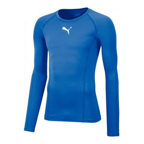 Herren-T-Shirt Puma LIGA Baselayer LS Tee - Farbe: Blau, Größe: XXL