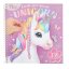 Kreatives Heft mit Aufklebern Einhorn Ylvi