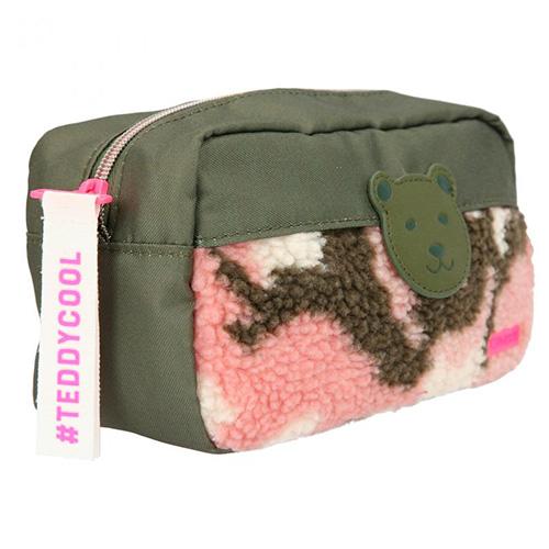 Top Model Teddy Cool pencil case, olive