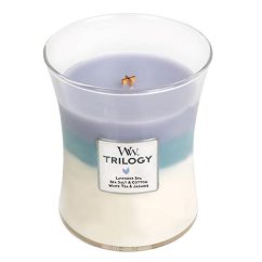 Svíčka WoodWick Trilogy střední, Calming Retreat