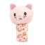 Princess Mimi Cat Pink Brown plush bracelet
