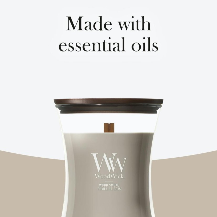 WoodWick Medium Candle, Wood Smoke
