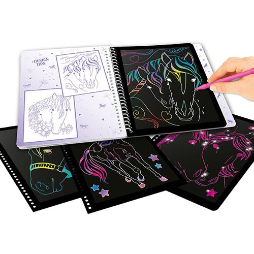 Miss Melody Creative Notebook, Magic Scratch, 20 x 19 x 2 cm