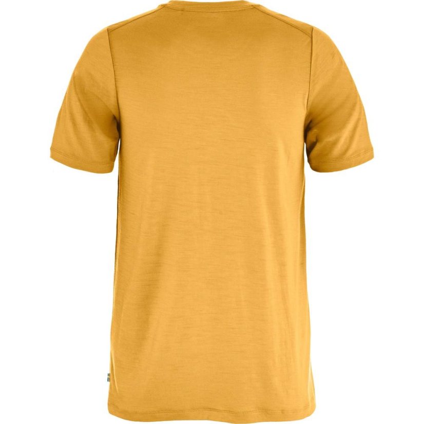Pánské tričko Fjällräven Abisko Wool Classic SS M - Farba: Modrá, Veľkosť: S