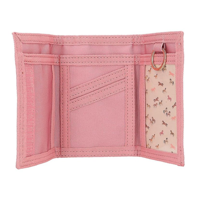 Miss Melody Children’s Velcro Wallet, Pair of Horses
