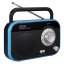 AKAI PR003A-410 čierne rádio
