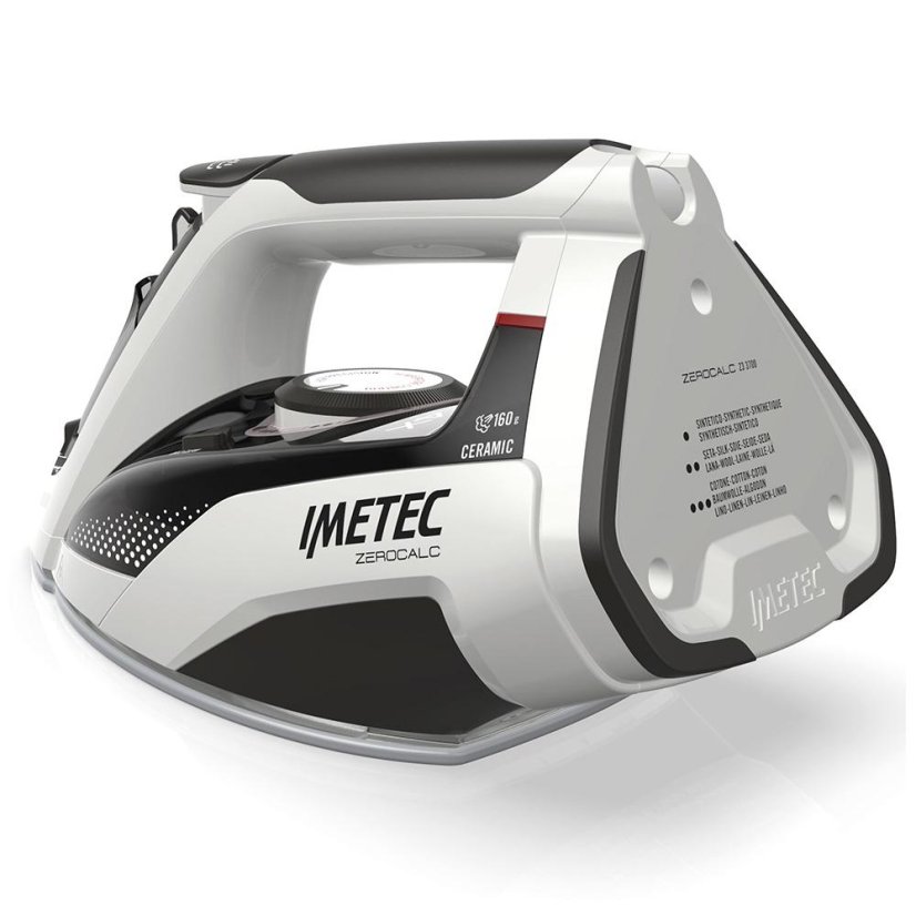Imetec Z3 3700 ZEROCALC 9013 steam iron, white and black