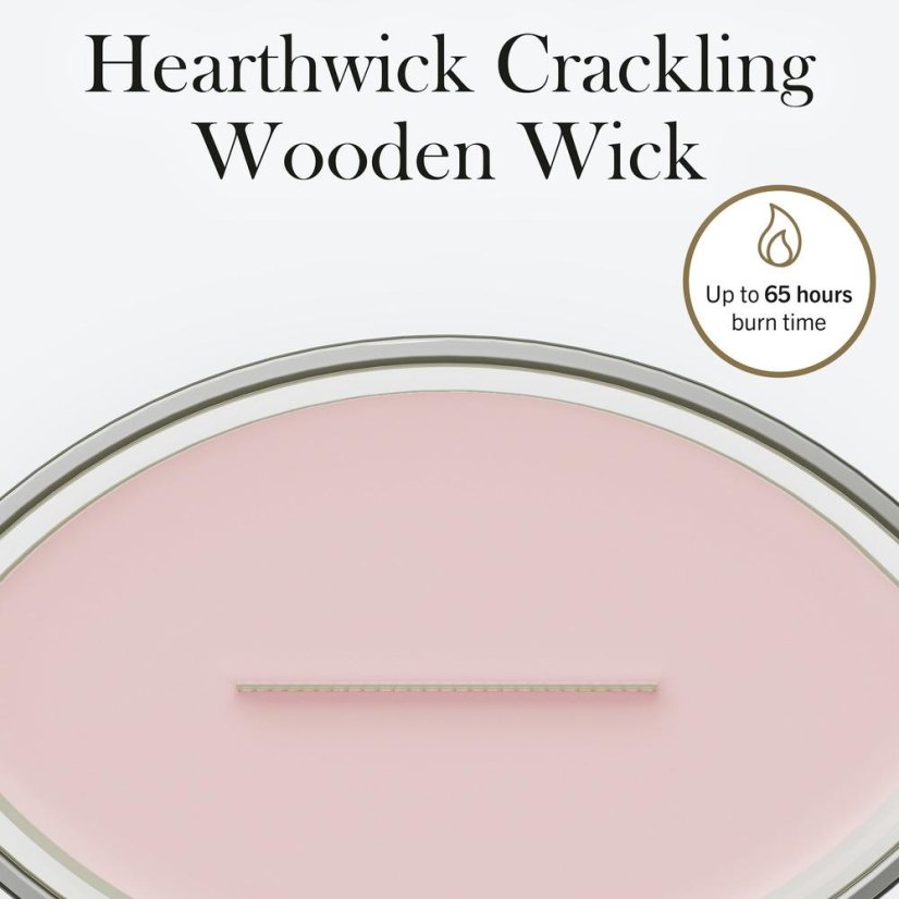 WoodWick Boat Candle, Rose Blush