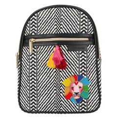 Freizeitrucksack Top Model Lion, weiß-schwarz